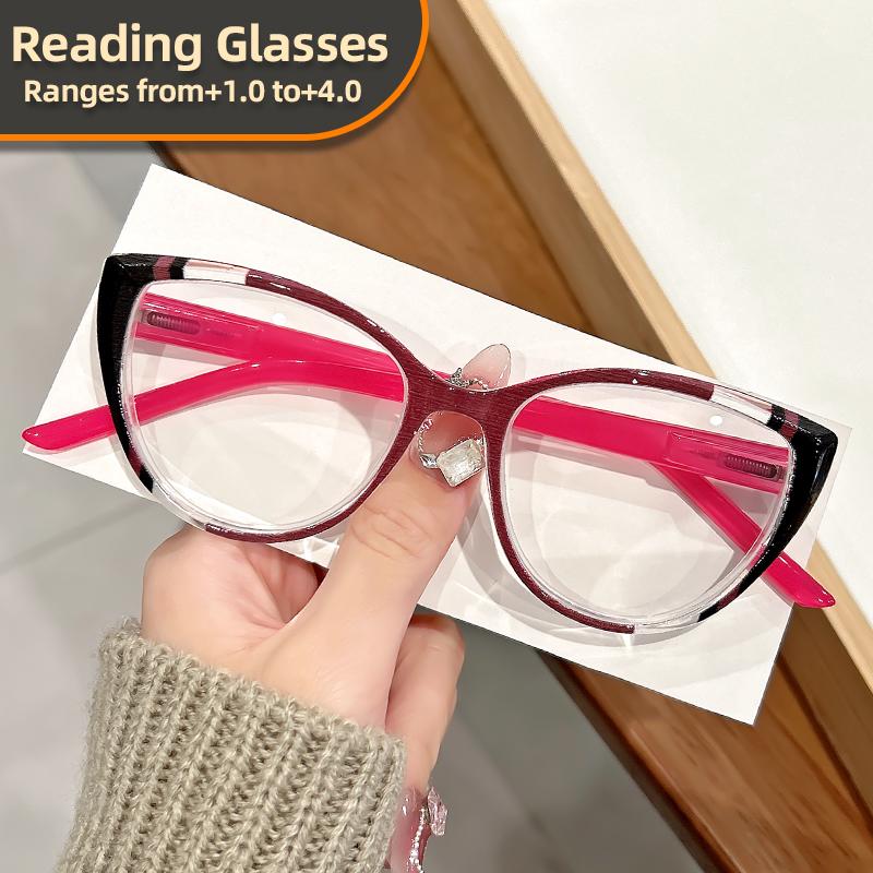 

New Plain Reading Glasses For Women: Fashionable And Trendy Reading Glasses For Middle-Aged And Elderly People 1.0