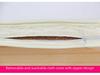 Saltea Eco-Friendly din Latex cu Fibră de Cocos pentru Bebeluși - Husa Detașabilă și Lavabilă pentru Nou-Născuți și Copii de Grădiniță