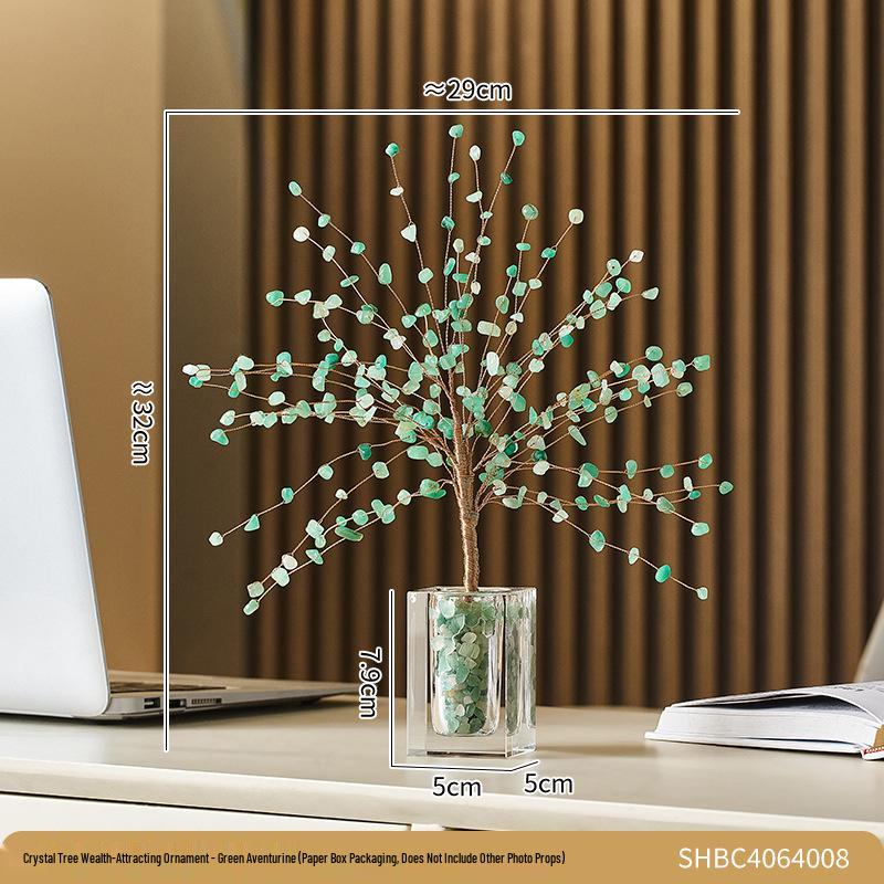 New Year Fortune Tree Ornaments - Chinese Style Decorations for Office, Wine Cabinet, or TV Cabinet. Attract Good Fortune. Free Shipping.