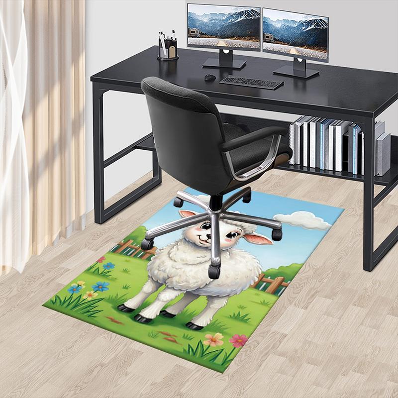 1PC sheep Extra Large Non Slip Floor carpet, Office, family, Studio   Large Area Rug Indoor Rugs, Bold Statement Piece