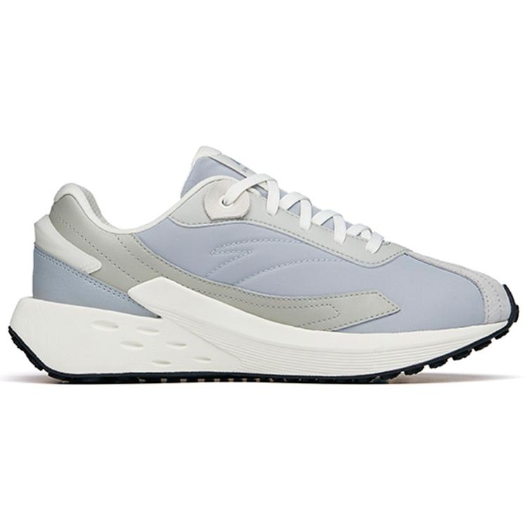 Anta Icing Cushioning Slip Resistant Abrasion Resistant Low top Sports Casual Shoes Gray White Black 912228856-1