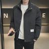 2023 Men's Stand Collar Workwear Jacket - Casual, Loose Fit for Spring & Fall