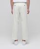 MUSINSA STANDARD Lightweight Wide Hidden Banding Crop Slacks [Cream]