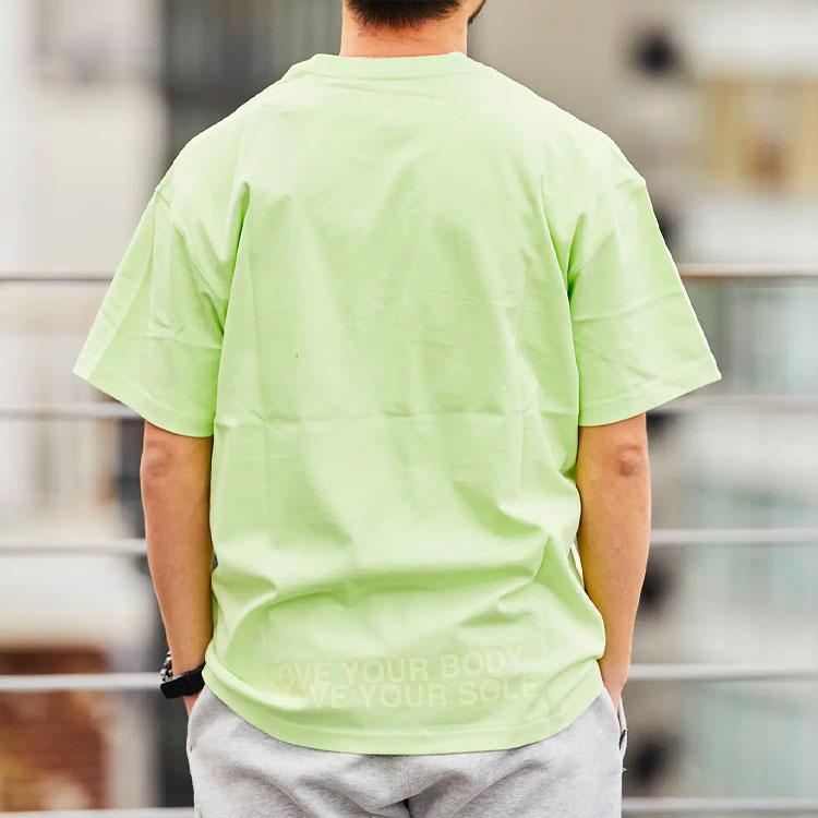 Nike T-shirt da Uomo a Maniche Corte con Stampa Grafica Sportiva Top Verde Fluorescente DA0938-383