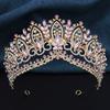 Rhinstone Crown for Women Bridal Tiaras Wedding Hair Jewelry Princess Queen Party Bride Tiaras and Crowns Prom Pageant