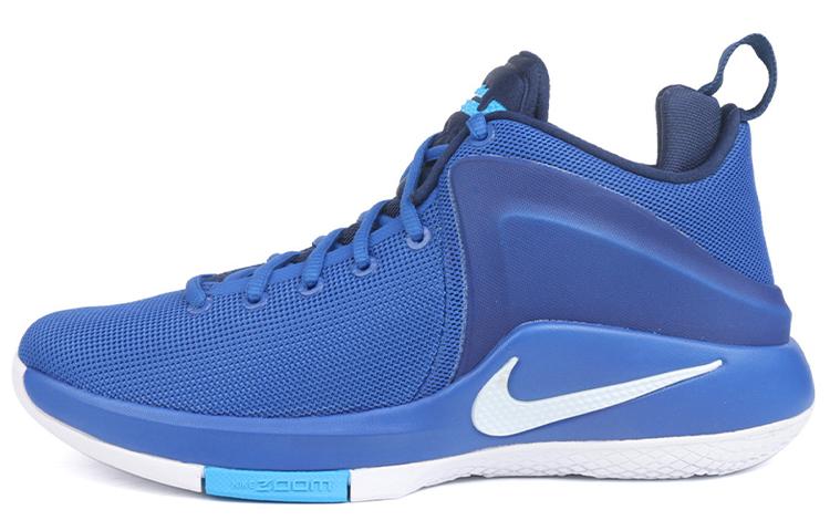 Nike Zoom Witness EP Basketball Shoes Men s Mid Top Blue/White 884277-401 42.5