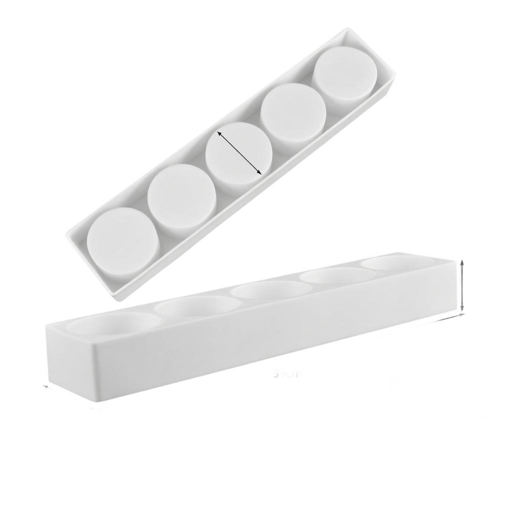 Silicone Cake Mold Set with Multiple Shapes for Baking Mousse Desserts and Pastries Flexible Non-Stick Food Grade Material Kitchen Tool