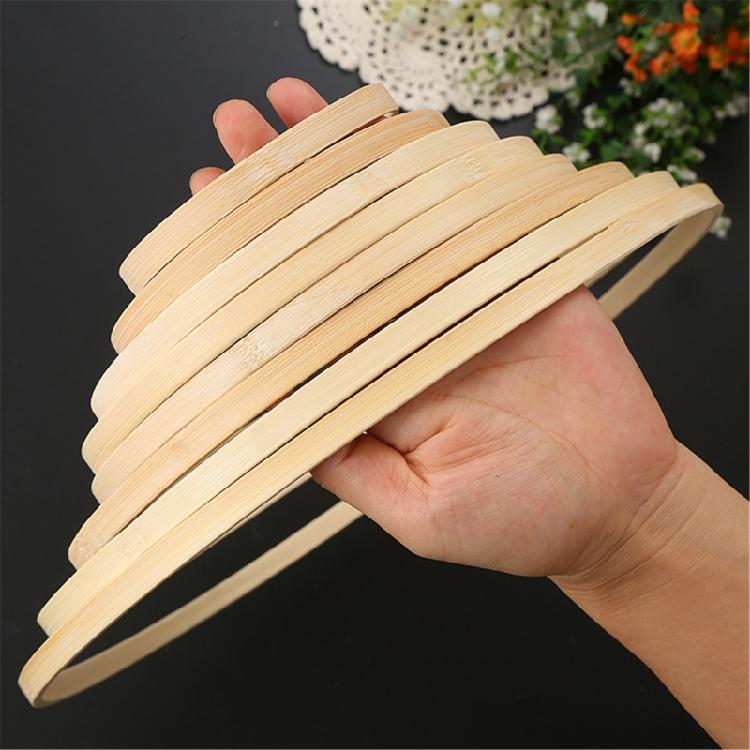 9 Pcs Bamboos Floral Hoops Dream Catcher Craft Rings Wreath Hoops Rings Great for DIY Wedding Wreath