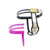 Stainless Steel Female Chastity Belt Underwear Pants With Vagina Anal Plug BDSM Bondage Gear Metal Chastity Device Adult SexToys