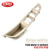 For BMW 5 Series F10 F11 F18 Inner Panel Pull Trim Cover Carbon Fiber RHD LHD Car Interior Door Handle Fit