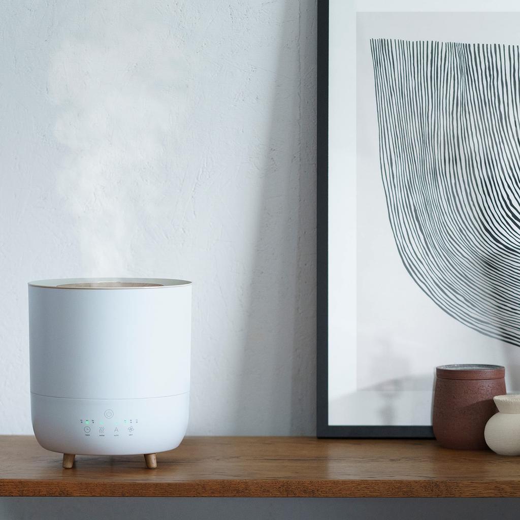 Three Up Hybrid Humidifier Maximum Humidification Volume 10 Tatami Fogmis White with 1 Year Warranty Limited To Authorized 3.5L 350ml/h HB-T2153WH