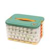 Dumpling Freezer Tray: Portable Multi-Layer Storage Box for Fresh Wontons