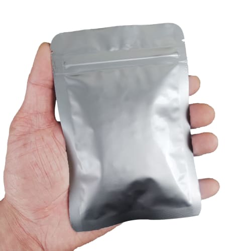PERCUST 50-Count Aluminum Zipper Bags, Storage Bags, Light-Proof, Coffee Bean Storage Bags, Travel Bags, Pet Food Storage Bags, Vacuum Packaging Bags,