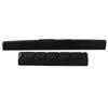 2 Pcs/set Saddle Nut Ebony Upper Nut(52x6x9mm) + Saddle (80x3x9/8mm) for Classical Guitar