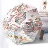 1PC Unicorn Flowers Umbrella-8-Rib Reinforced, Automatic Open, Lightweight & Durable, Fashion Accessory for Outdoor, Beach L0381