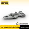Platinum Brick BOBlock MOC-10777-1 "Alcuittens-class" Light Cruiser (Star Wars)