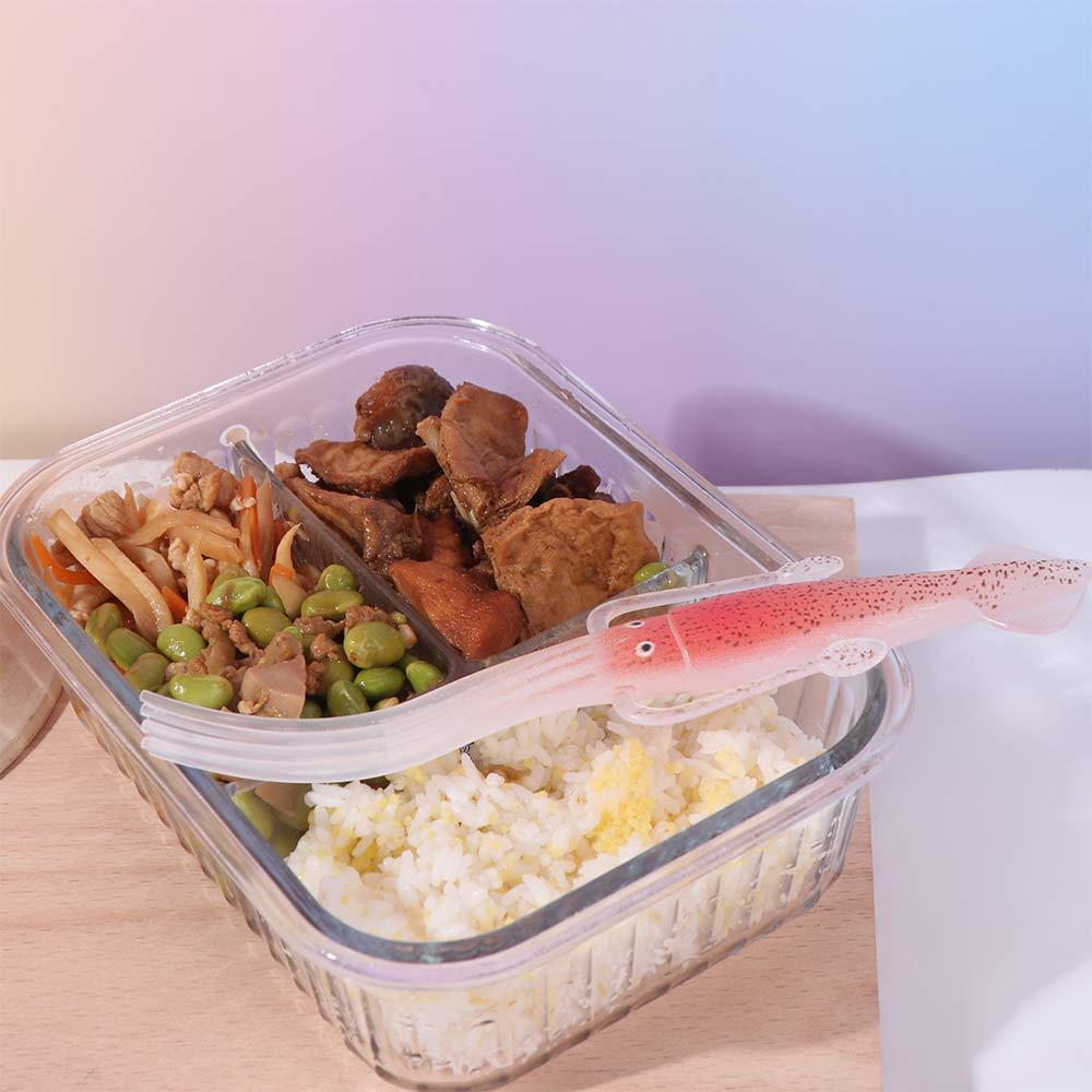 10Pcs Heat-Resistant Squid Noodle Fork Reusable Squid-shaped Fork Squid Cuttlefish Fork Kitchen