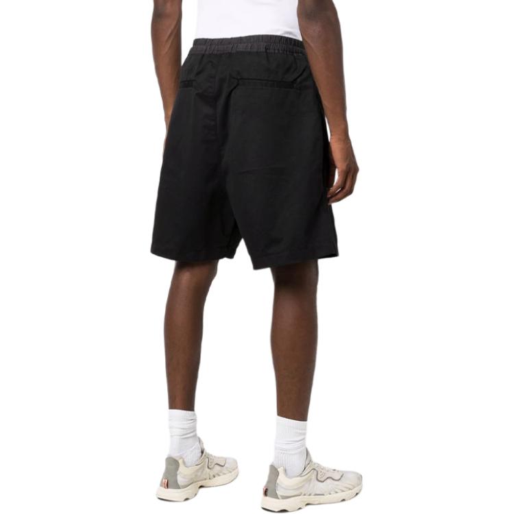 Fear of God Logo Low-Crotch Loose Straight-Leg Sports Casual Shorts Men Shorts Black FG40-010CTW-001