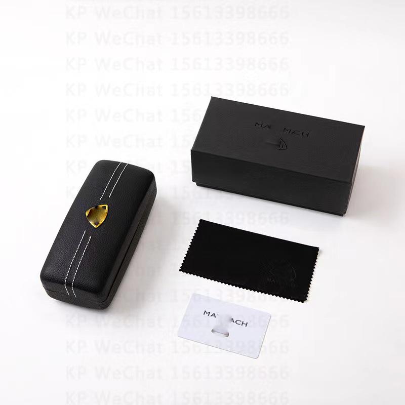 Men's Cross-Border Fashion Maybach Sunglasses: European & American Large Frame Driving Glasses