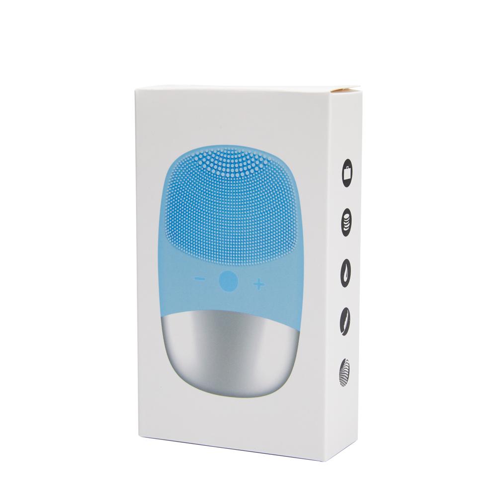 Perie electrică de curățare a feței din silicon Vibrație sonică Spălarea feței Dispozitiv de curățare profundă a porilor Masaj pentru piele IPX7 Impermeabil