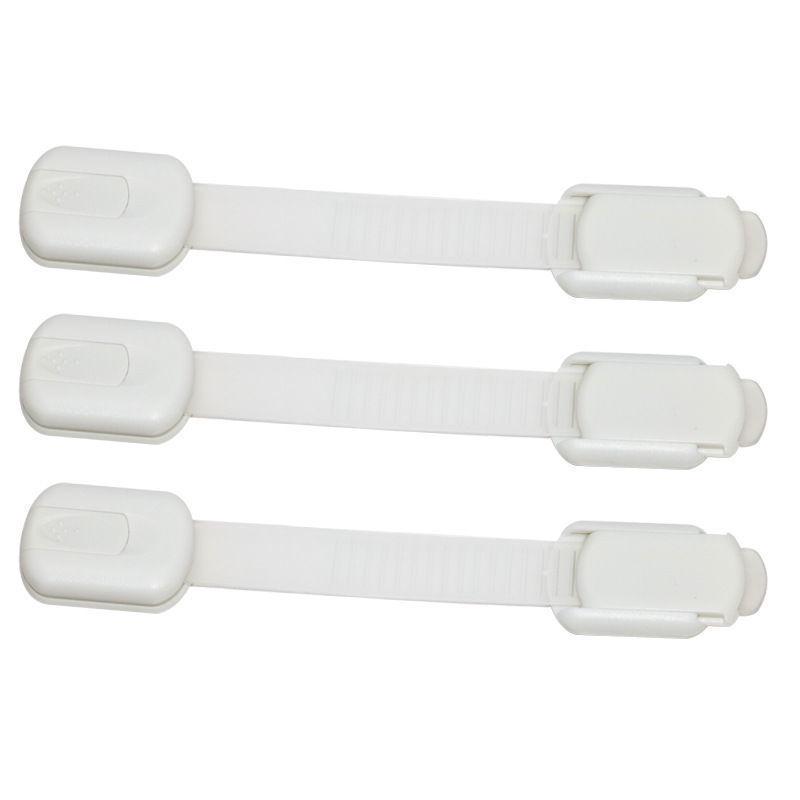 Cross-Border Child Safety Lock: Fridge, Cabinet, Drawer Anti-Opening Latch for Baby Protection.