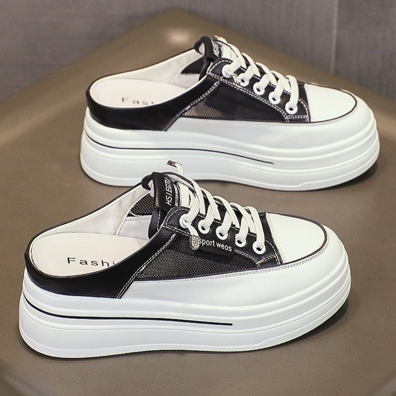 New High-rise Thick Sole for Women In Spring and Summer Soft Sole Not Tired Spring and Autumn High-end Shoes for Women