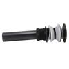 Matte Black Drain Stopper Push Bounce Sink Drain Strainer Bathroom Sink Drainer  Lavatory Drain