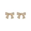 JYDDM 925 Signature Crystal Ribbon Earrings (L)