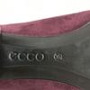Ecco DANISH DESIGN Wildleder Stiefeletten High Heel Pumps Größe 35 22.0-22.5 Lila Rot(GEBRAUCHT)
