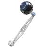 Manovella di Potenza Baitcasting in Lega di Alluminio per Mulinello da Pesca Rotondo Baitcaster