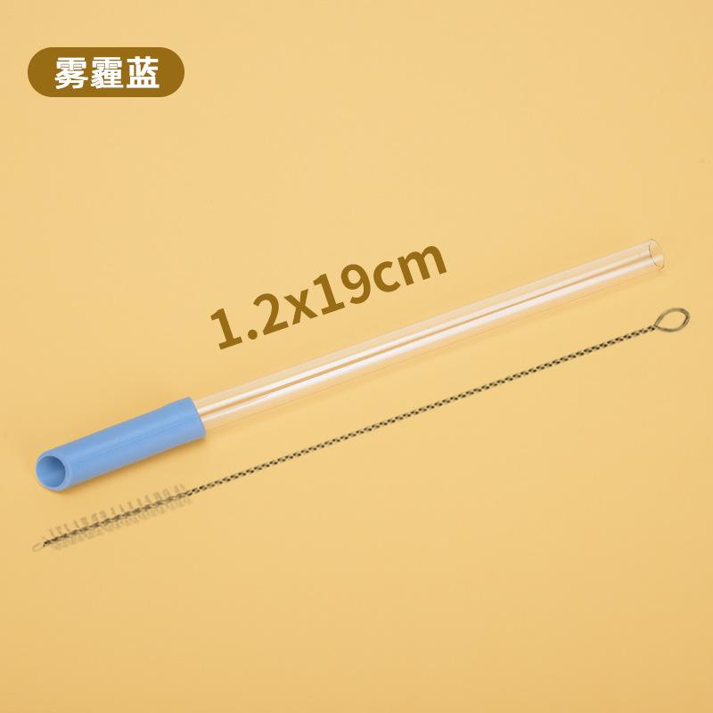 Tritan Telescopic Straw Set Milk Tea Beverage Reuse Water Cup 1.2Cm Straw Multi-Color Optional