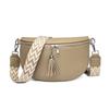 Leather Women's Bags New Trendy and Fashionable Women's Shoulder Messenger Bags First Layer Cowhide Small Bag Breast Bag