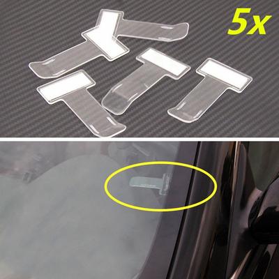 5x Titular de Clip Adhesivo para Recibo de Ticket de Estacionamiento de Automóvil / Parabrisas