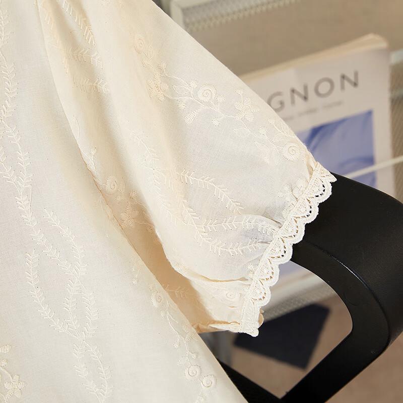 Damen Sommer 2025 Muschel Quastenrand Kurzarm Freizeithemd