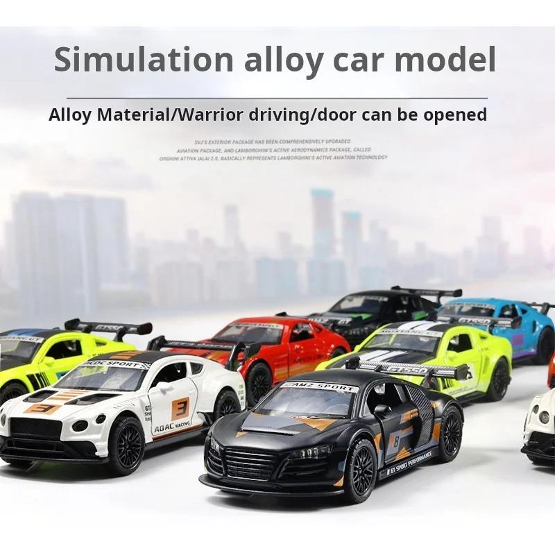 1/36 Scale Sport Diecast Alloy Car Model Children's Toy Car Open The Door Decoration Cool Racing Car Boy Toys Gift for Kids