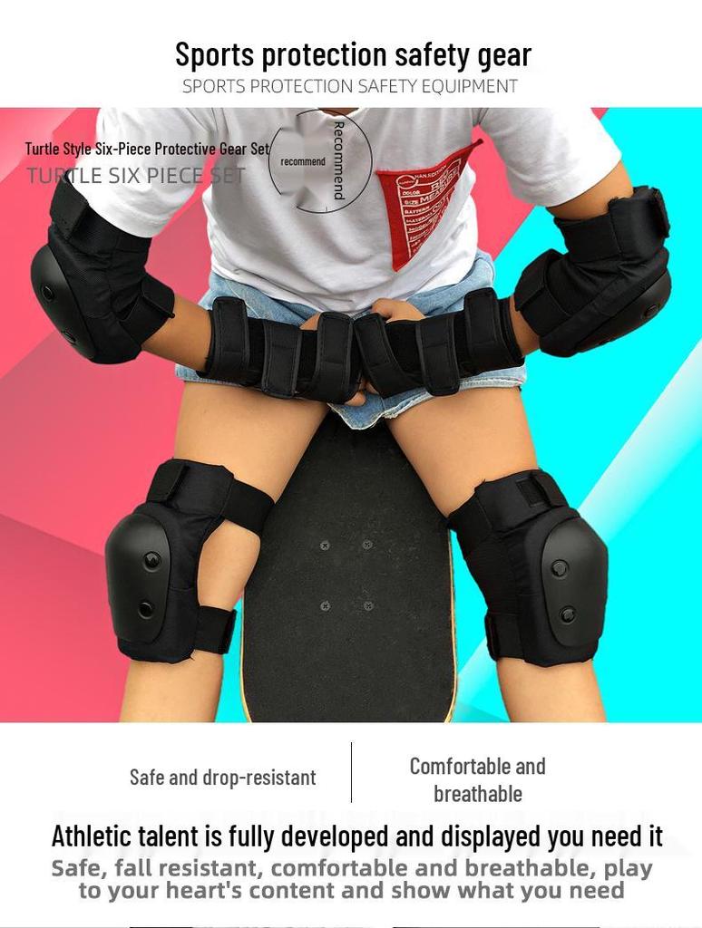 Adult Turtle Sports Safety Gear: Ski, Skate & Scooter Knee/Elbow Pads.