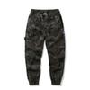 Autumn Men's Camouflage Cargo Pants Ankle-Length Multi-pockets Tooling Overalls Outdoor Trousers Casual Leisure Joggers Pants