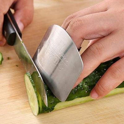 1pcs Stainless Steel Finger Guard Cutting Shiel Adjustable Vegetable Cutting Thumb Guard Finger Protector Tools Kitchen Gadget