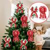 Christmas Decorations High-end Gold Velvet Bow Christmas Flocking Bow Large Red