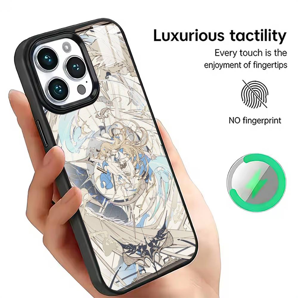 

Wuthering Waves Cartethyia Phone Case For iPhone17,16,15,14,13,12,11 Plus,Pro Magnetic For Magsafe Wireless Charging iPhone14Plus