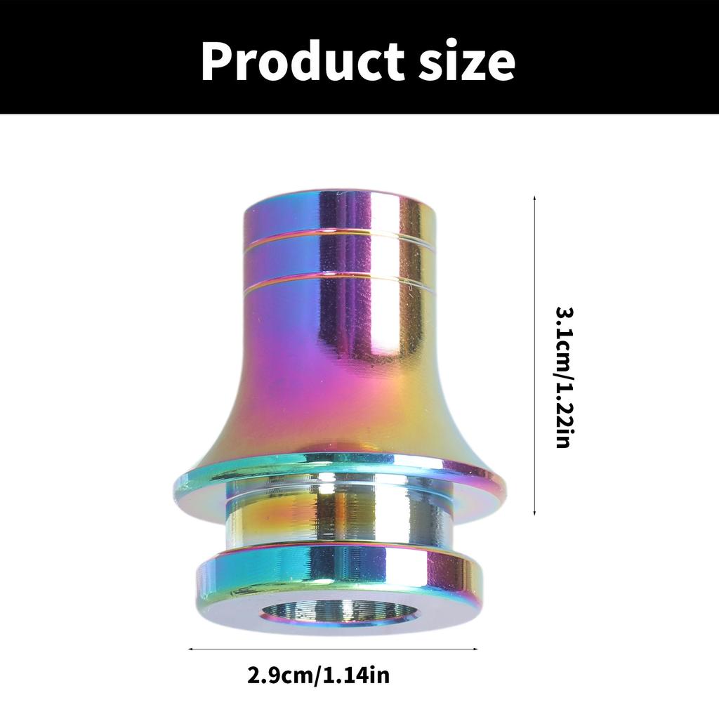 M12x1.25 Car Gear Shift Knob Boot Retainer Universal Shift Knob Adapter Connector Aluminum Shift Boot Retainer Rustproof
