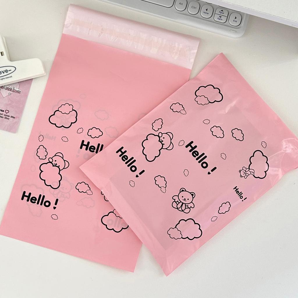 Cute Bear Waterproof Self-Adhesive Packaging Bag