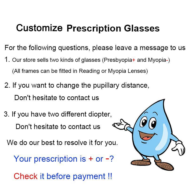 New Big Frame Anti Blue Light Glasses TR90 Ultralight Unisex Prescription Eyewear for Myopia Near Sight