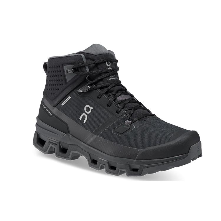 New On Running Cloudrock 2 Waterproof 'Black' Men's 63.98613