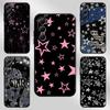 Fashion Cool Star Hot Selling Pattern Phone Case For Samsung Galaxy S26 S25 S24 S23 S22 S21 Plus Ultra Note20 Soft Black