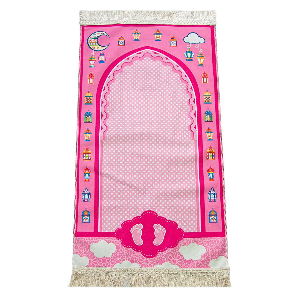 VIKAMA Portable Prayer Mat Ramadan Festival Muslim Prayer Mat Foldable Travel Meditation Mat Unisex for Indoor and Outdoor Use