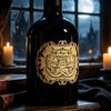 Self Adhesive Bottle Decals 12Pcs Halloween Wine Labels Vintage Retro Stickers with Witch Skull Nostalgic Paper Wraps Bat Pumpkin Design