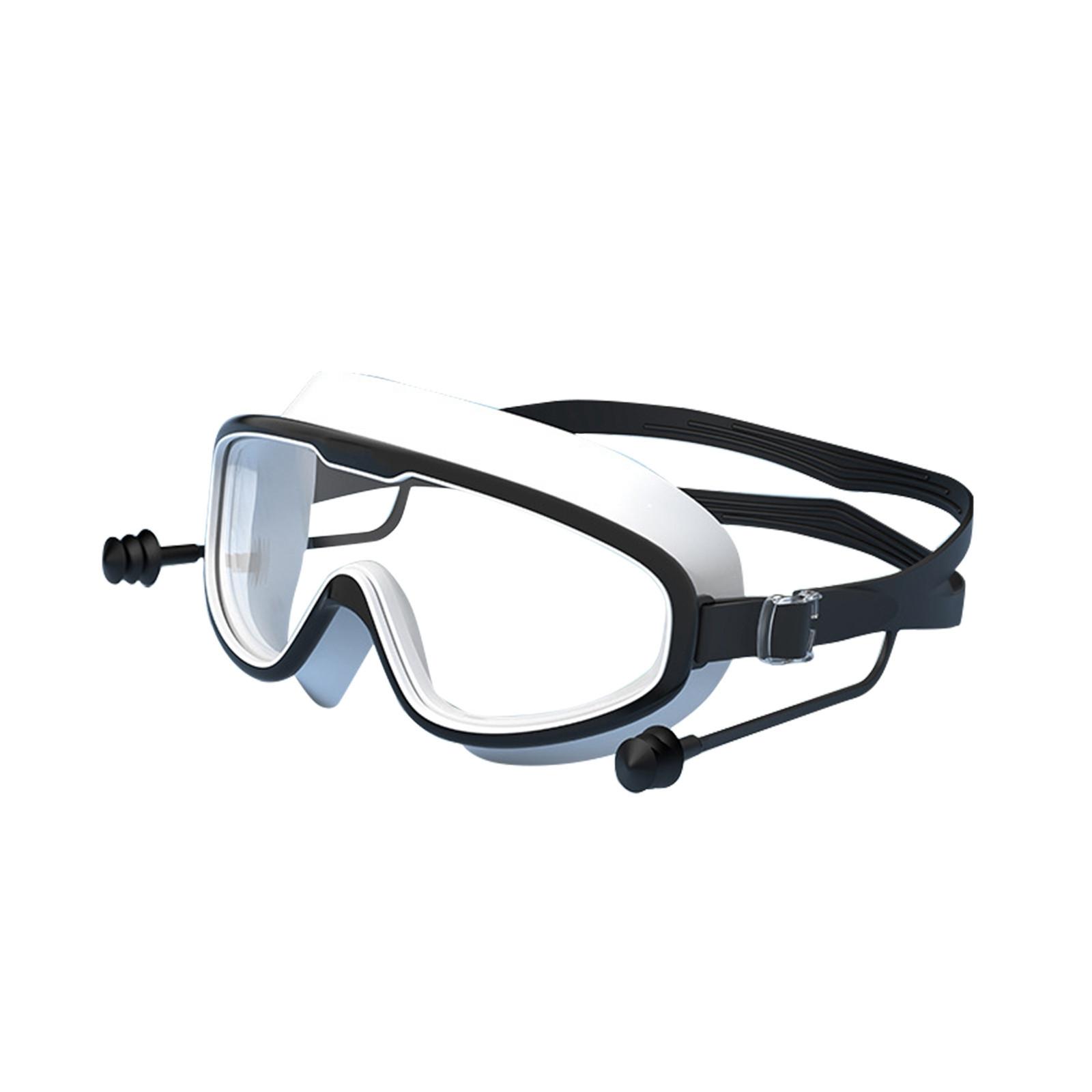 

Окуляри для плавання Захист від запотівання та УФ для чоловіків, жінок, дорослих, юнаків, Водні окуляри One Size