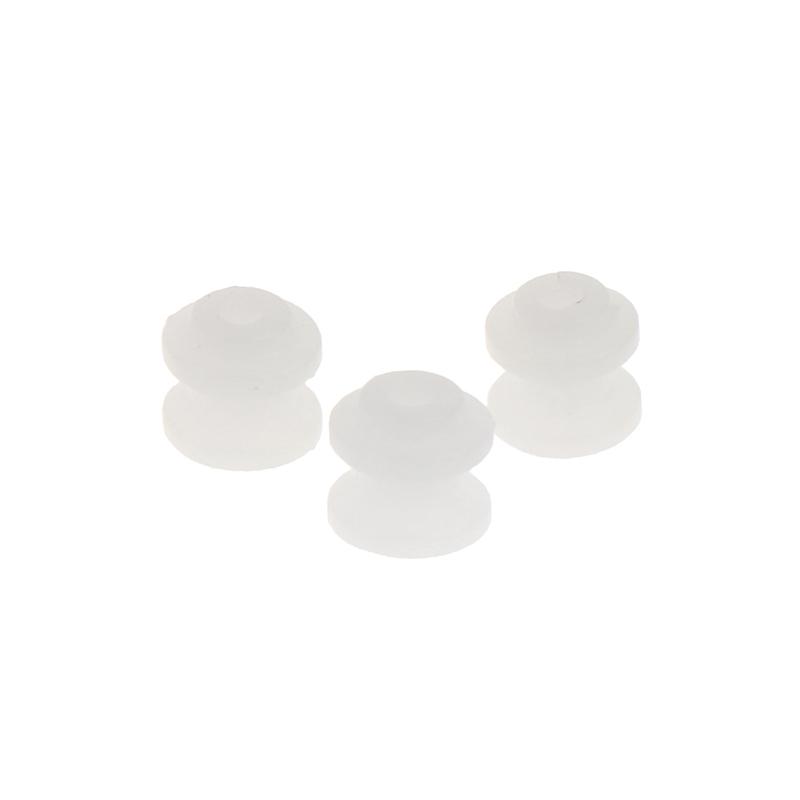 10Pcs Pulley Gear Micro Plastic Wheel White Pulley Wheel Fit Dc Motor Shaft 2Mm Toy Model