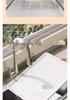 Pull-Out Drawer Dish Storage Rack - Punch-Free Kitchen Shelf and Draining Rack
